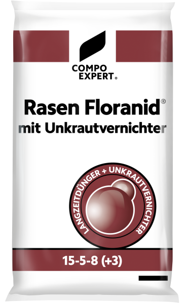 Rasen Floranid mit Unkrautvernichter 15-5-8(+3)