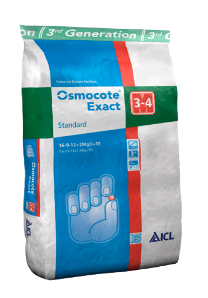 Osmocote Exact Standard 3-4M 16-9-12+2MgO+TE 25 kg